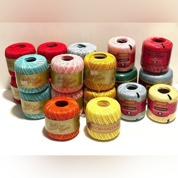 Assorted Color Crochet Thread Set - Picture 1 of 13